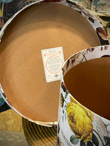 Caja Redonda Grande 'Rosas' - 30x22 cm