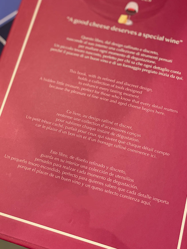 Gift Novels Cheese and Wine Utensil Set - A Good Cheese Deserves a Special Wine