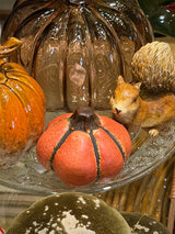 Figura Decorativa 'Calabaza' de Cerámica - Caldera