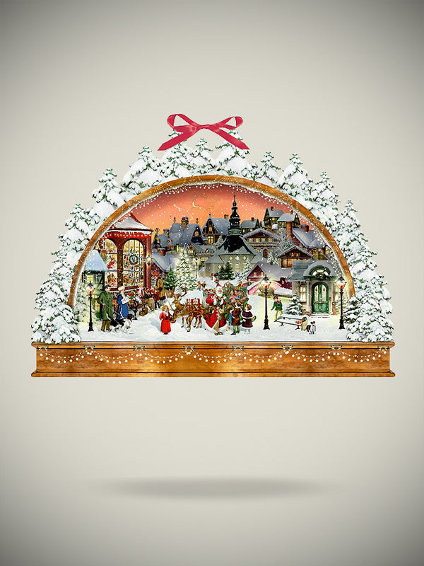 Advent Calendar 'Nostalgic Arch of Lights' - 52x35 cm