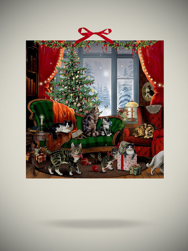 Advent Calendar 'Cats in the Window' - 48x48 cm