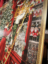 Calendario de Adviento 'Tienda de Navidad' - 52x38 cm