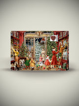 'Christmas Shop' Chocolate Advent Calendar - 12.2 x 8.2 cm