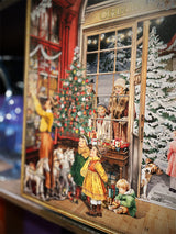 Calendario de Adviento 'Tienda de Navidad' - 52x38 cm