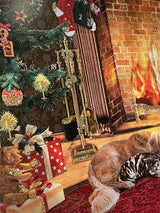 Calendario de Adviento 'Al Lado de la Chimenea' - 52x38 cm