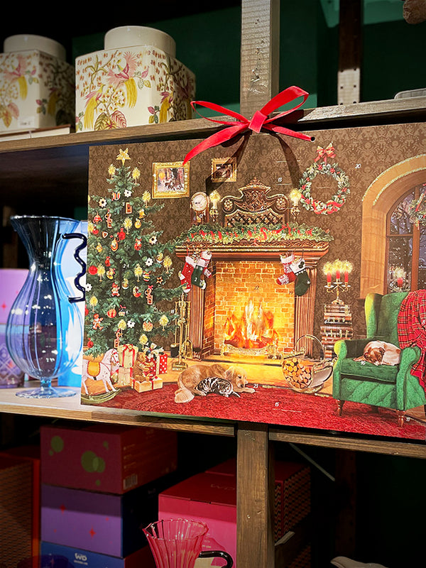 Advent Calendar 'By the Fireside' - 52x38 cm