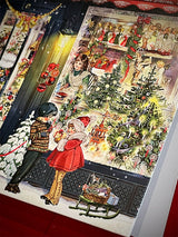 Tarjeta de Navidad y Adviento 'Escaparate de Navidad' - Tienda