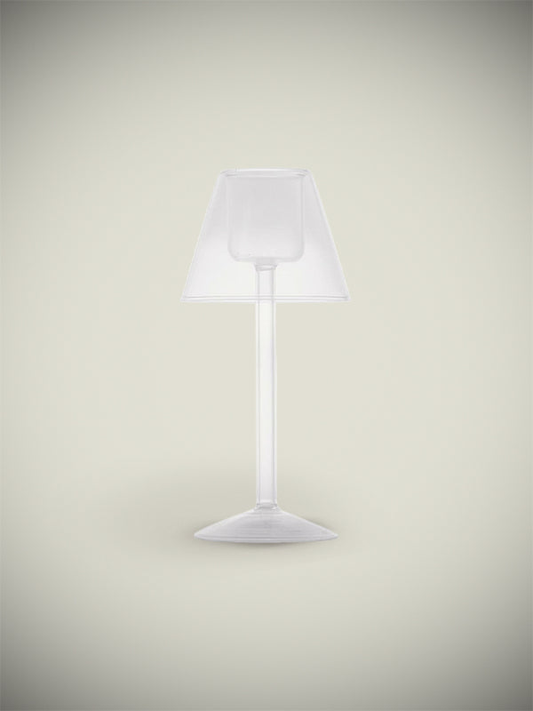 Candelabro Portavela de Cristal 'Samarcanda' Transparente