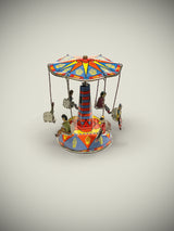 Carrusel de Lata 'Fair II' Estilo Vintage