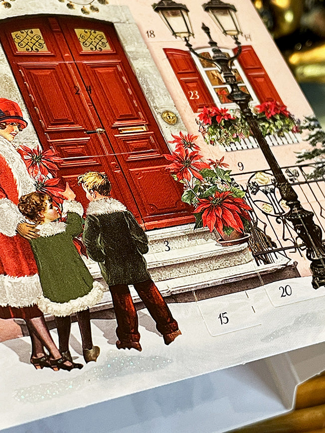 Decoración de Adviento 'Casa Navideña' - Rosada