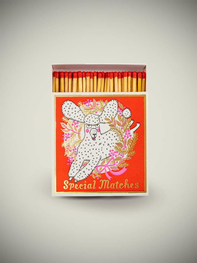 Caja de Cerillas 'Christmas Poodle' - 125 piezas