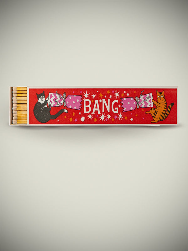 'Cracker Cats' Long Matchbox - 45 pieces