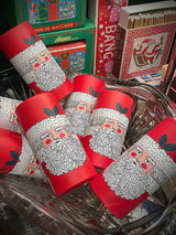 'Father Christmas' Cylinder Box with Matches - 80 Pieces
