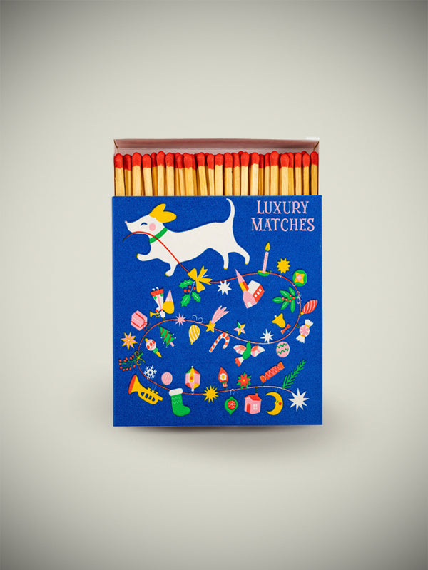 'Festive Dog' Matchbox - 125 pieces