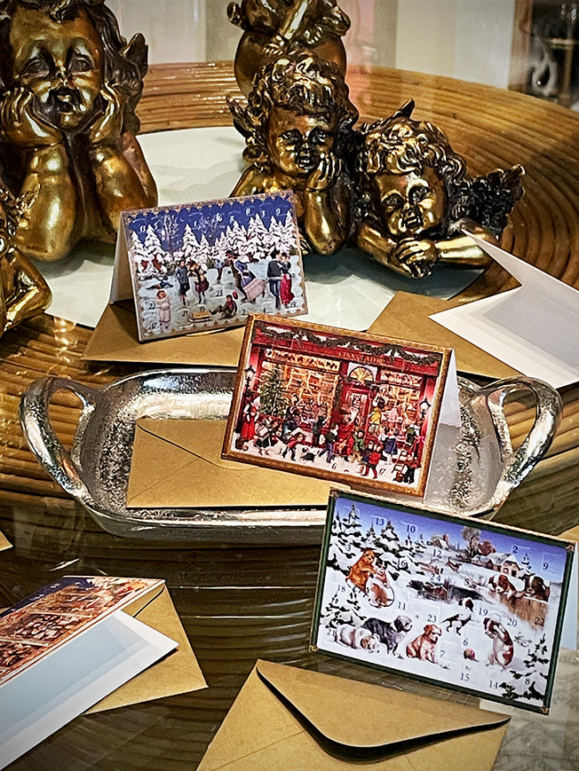 Mini Tarjeta de Adviento 'Escenas de Navidad' - Chocolatería