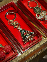 Llavero con Cristales 'Lucky Charm' - Árbol Navideño