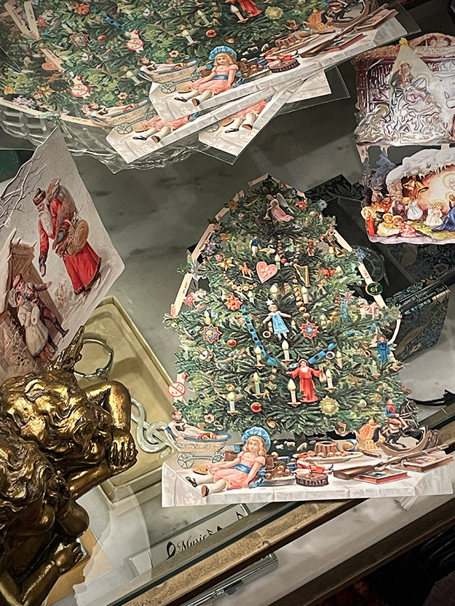 Hoja Cromos Alemanes 'Gran Abeto Navideño'