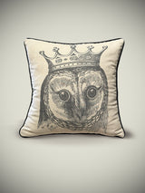 'Royal Owl' Decorative Cushion - 40x40 cm