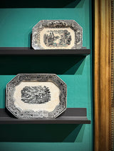 'Cartagena' Earthenware Serving Tray - Antique