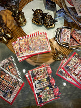 Tarjeta de Navidad y Adviento 'Escaparate de Navidad' - Tienda