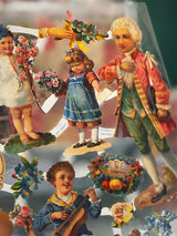 German Trading Card Sheet 'Vintage Children II'