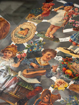 German Trading Card Sheet 'Vintage Children II'