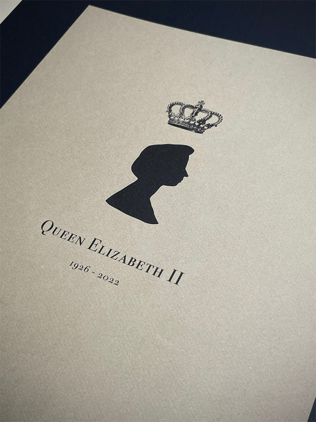 Lámina Decorativa 'Queen Elizabeth II Tribute 1926-2022'