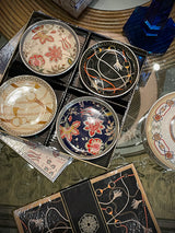 Juego de 4 Pequeños Platos de Porcelana 'Glamour'