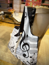 Bolsa Plegable Estampada 'Música'