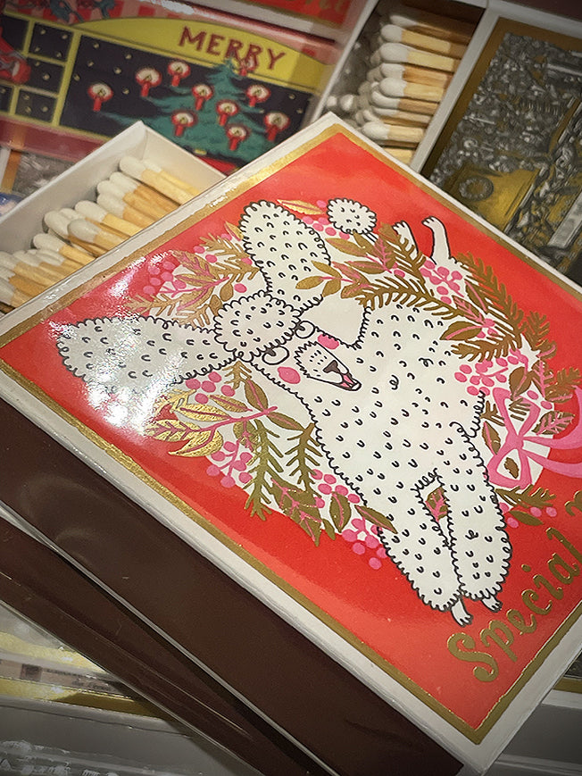 Caja de Cerillas 'Christmas Poodle' - 125 piezas