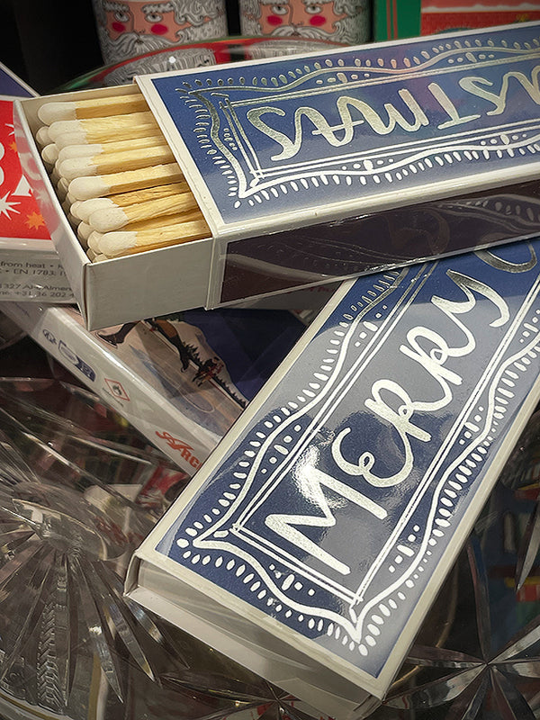 'Merry Christmas' Long Matchbox - 45 pieces