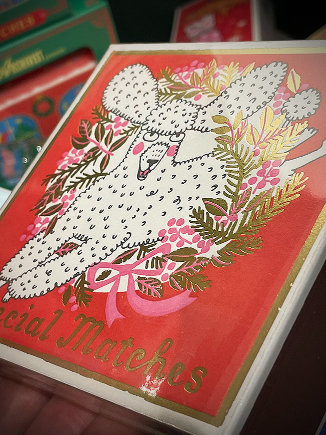 Caja de Cerillas 'Christmas Poodle' - 125 piezas