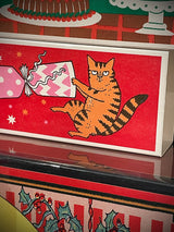 Caja de Cerillas Alargadas 'Cracker Cats' - 45 piezas
