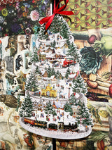 Calendario de Adviento 'Circuito Tren de Navidad' - 38x60 cm