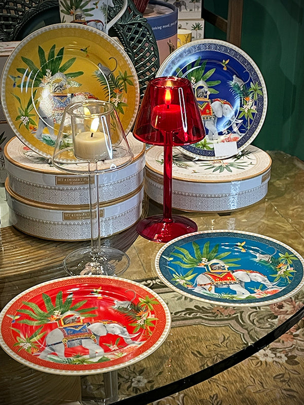 Candelabro Portavela de Cristal 'Samarcanda' Transparente