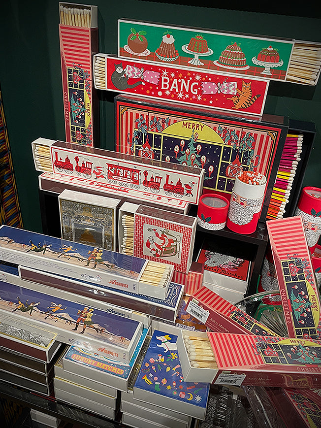 Caja de Cerillas Alargadas 'Cracker Cats' - 45 piezas