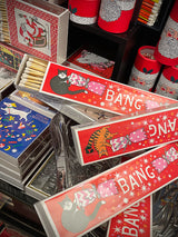 Caja de Cerillas Alargadas 'Cracker Cats' - 45 piezas