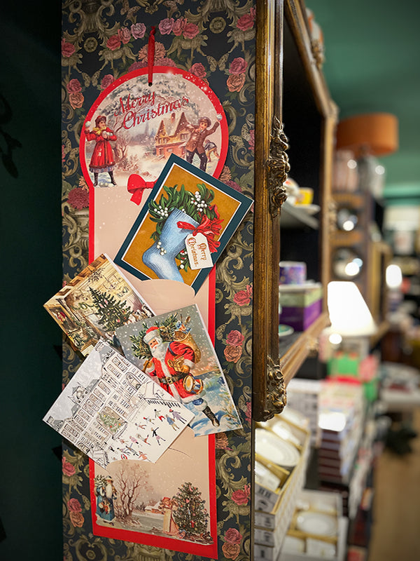 Colgador de Pared para Tarjetas de Navidad