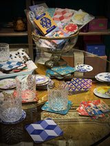 Set de 6 Posavasos 'Fleur de Lys' - Emblema Monarquía Francesa