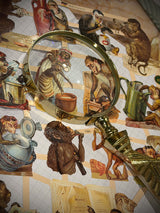 Hoja Cromos Alemanes 'Monos y Chimpancés'