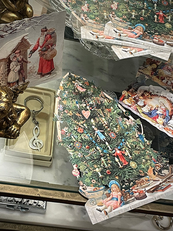 Hoja Cromos Alemanes 'Gran Abeto Navideño'