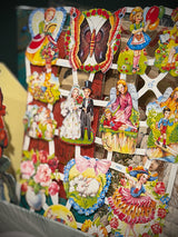 Hoja Cromos Alemanes 'Niños y Flores'