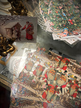 Hoja Cromos Alemanes 'Santas Reindeer'