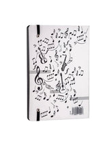 Libreta Grande Estampado 'Música'