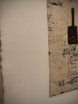 Grabado Con Papel Hecho a Mano 'S/T' - Jaume Plensa