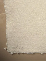 Grabado Con Papel Hecho a Mano 'S/T' - Jaume Plensa