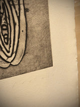 Grabado Con Papel Hecho a Mano 'S/T' - Jaume Plensa