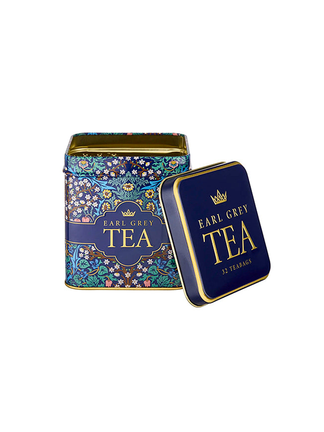 Tapestry Daisies Tea Tin - 32 Earl Grey Tea Bags