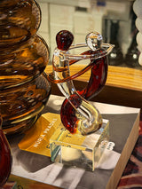 Decorative Glass Sculpture 'Samba II'