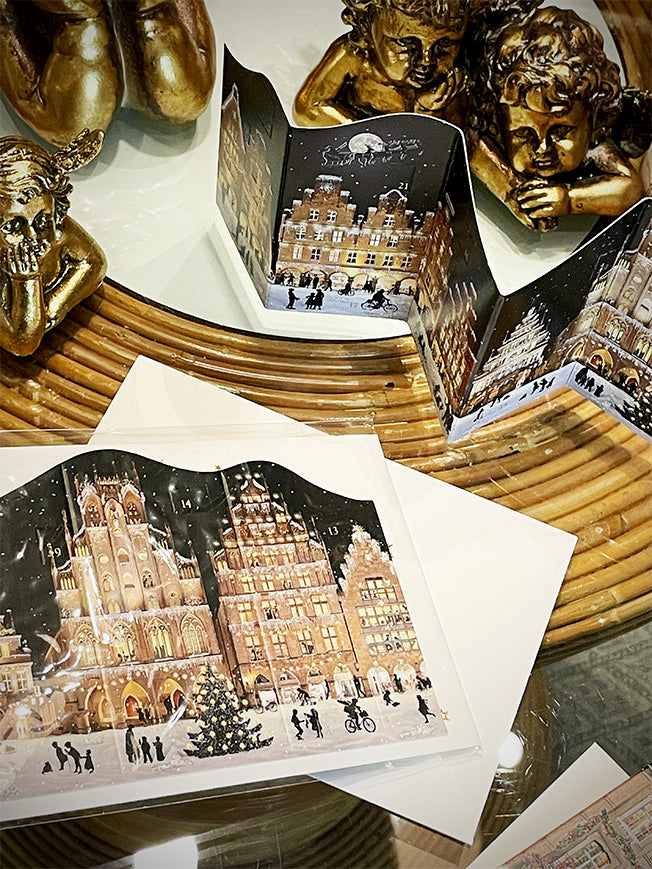 Tarjeta Calendario de Adviento 'Avenida de Noche'